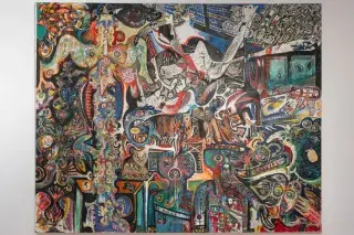 Ausstellungsansicht Surrealismus Antifaschismus im Lenbachhaus