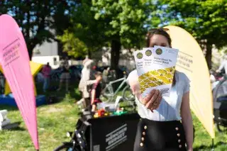 Infostand vom MünchenBudget 2025
