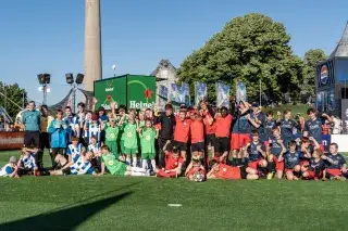 Inklusions-Kick beim Champions Festival in München