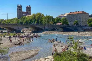 Reichenbachbrücke an der Isar 