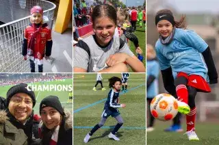 Mädchenfußball bei "Wir alle sind Champions"