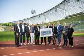 Übergabe der Olympiabewerbung
