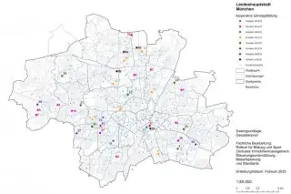 Stadtplan für den KoGa in München