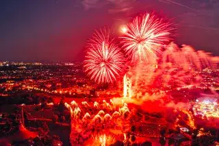 Feuerwerk beim Münchner Sommernachtstraum Feuerwerk beim Münchner Sommernachtstraum