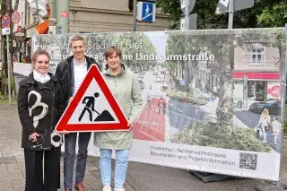 Lindwurmstraße - Baubeginn