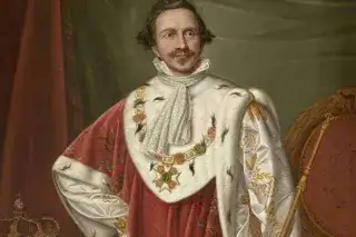 Gemälde Ludwig I. im Krönungsornat