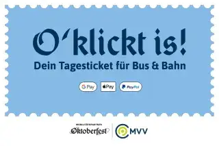 O'klickt is! Dein Tagesticket für Bus & Bahn mit Web2Wallet