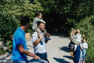 Familien im Tierpark Hellabrunn
