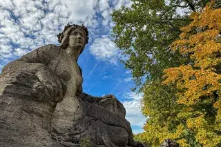 Figur an der Luitpoldbrücke
