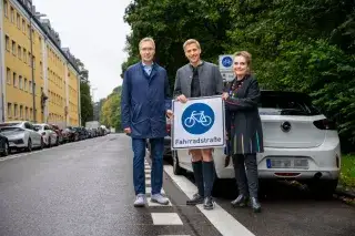 100. Fahrradstraße in München