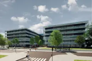 Eingang der Gesamtschule und Fachoberschule Freudstraße 15