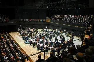 Konzert in der Isarphilharmonie im Gasteig HP8: Blick auf die Bühne