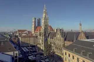 Marienplatz - Webcam Christkindlmarkt