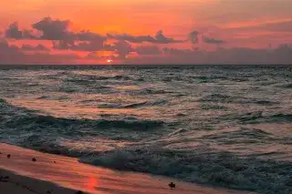 Sonnenuntergang am Meer