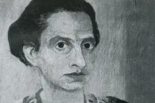 Maria Luiko, Selbstporträt [Verbleib unbekannt], 1935, Öl auf Leinwand