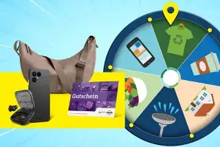 Kreislauf-Quiz mit Glücksrad und Preisen