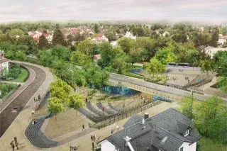 Bahnübergang Fasanerie (Visualisierung)