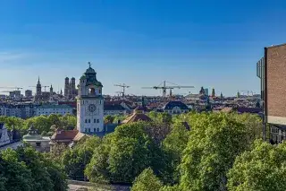 Dachgarten des Gasteigs