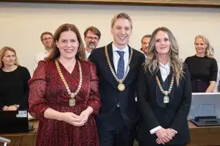 Verena Dietl, Dominik Krause und Mona Fuchs