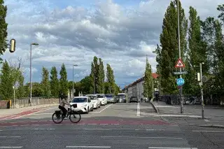 Corneliusbrücke von Westen 