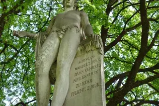 Harmlos - Statue im Maximilianspark