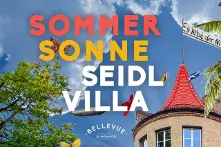 Sommer-Sonne-Seidlvilla-Plakat (Ausschnitt)