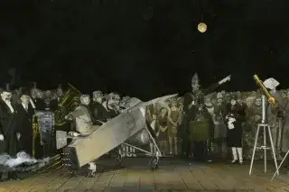 Flug zum Mond