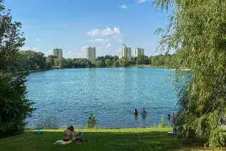 Lerchenauer See im Sommer
