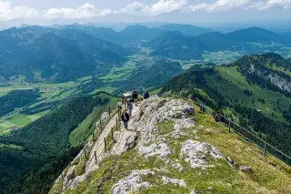 Wendelstein-Ausblick nach Nordwesten