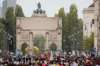 München Marathon am Siegestor