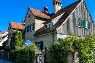 Haus in der Barbarasiedlung