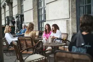 Caroline Weber & Franziska Spiller im Haus der Kunst