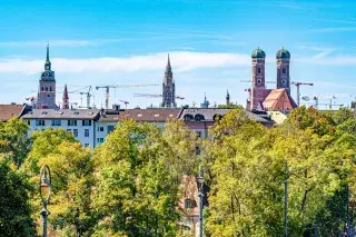 Panorama von München - vom Maximilianeum