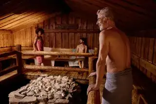 Erdsauna im Michaelibad