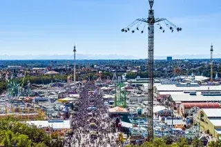 Oktoberfest von oben - Blick von St. Paul