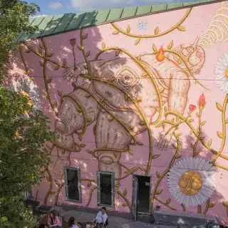 Mural Wandgemälde Kunstlabor 2