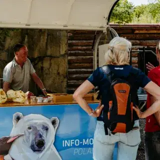 Aktionsstand im Tierpark Hellabrunn