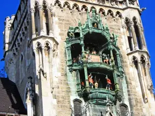 Das Glockenspiel am Münchner Rathaus