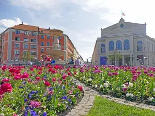 Gärtnerplatz im Frühling