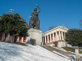 Bavaria an der Theresienwiese im Winter