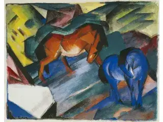 Gemälde aus der Sammlung "Blauer Reiter"