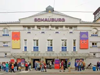 Die Schauburg in Schwabing von außen