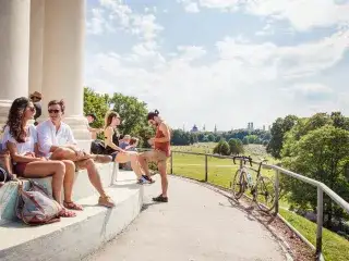 Die Aussicht am Monopteros im Englischen Garten