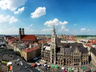 Panorama der Münchner Altstadt Panorama der Münchner Altstadt