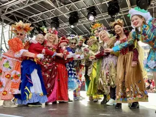 Tanz der Marktweiber am Viktualienmarkt