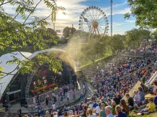 Kulisse beim Theatron Musiksommer