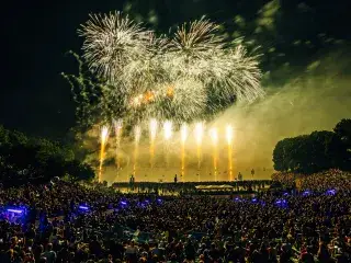 Sommernachtstraum-Feuerwerk im Olympiapark