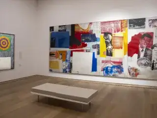 Fünf Freunde: Ausstellungsansicht im Museum Brandhorst