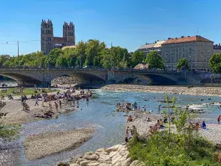 Reichenbachbrücke an der Isar 