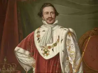 Gemälde Ludwig I. im Krönungsornat